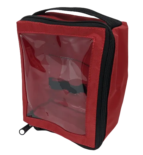 Coloured Module Pouch with Clear Window