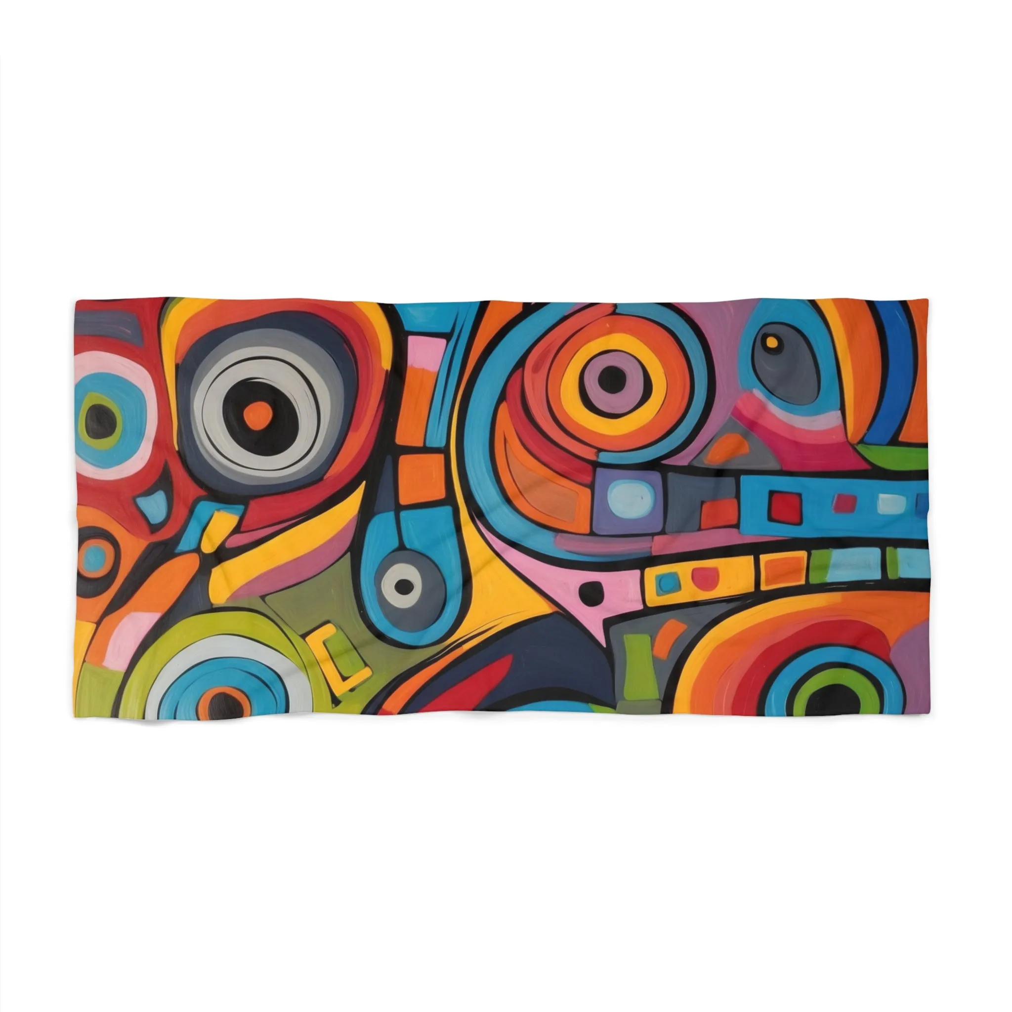 Fun Abstract Beach Towel - Choose Your Size