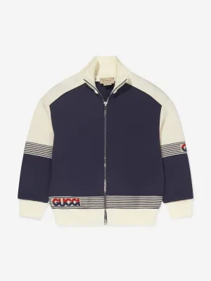 Gucci Boys Logo Zip Up Top
