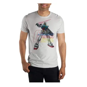 Gundam Mobile Suit Anime Cartoon Adult T Shirt