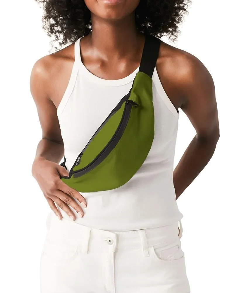 Medium Dark Yellow Warm Green Belt Bag | Medium Dark Pure Yellow Warm Green | C25M0Y100K60