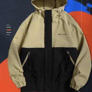 Men's Casual Multicolor Hooded Jacket – Stylish and Comfortable Outerwear for Everyday Wear