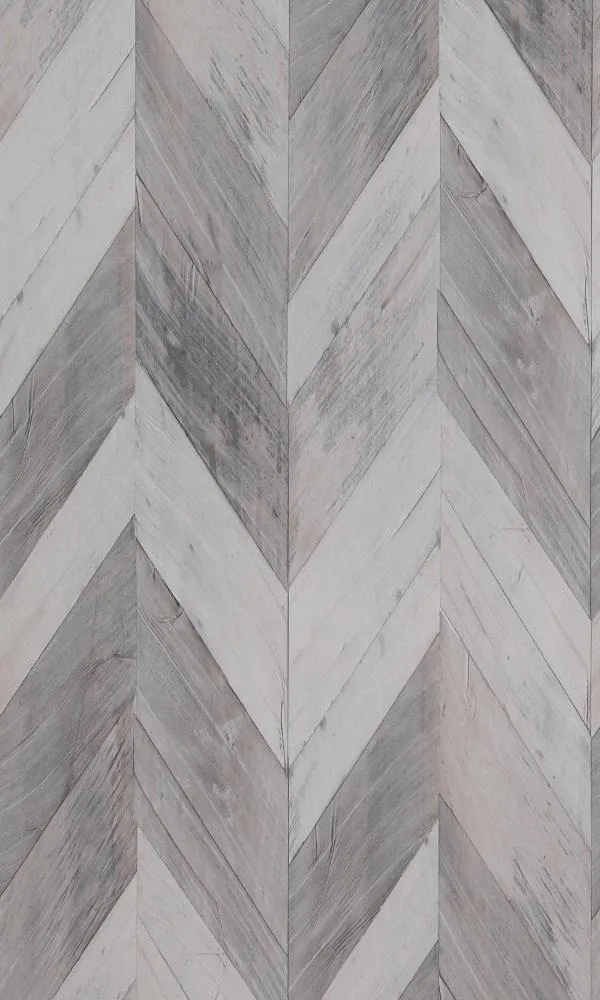 Modern Motifs Weathered Herringbone Wallpaper 217996