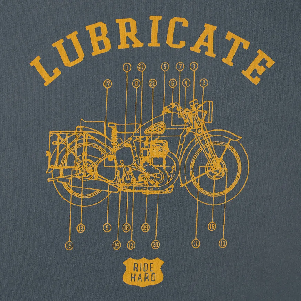 "Lubricate" Short Sleeve Men's Tee - Moon