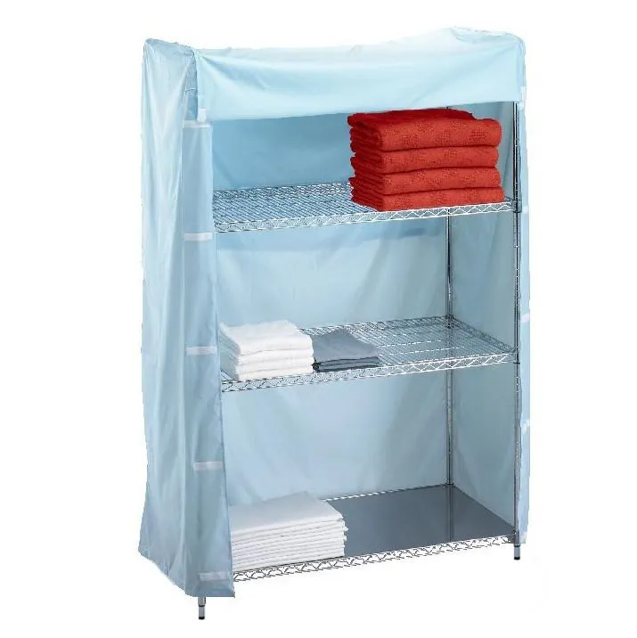 Short Wire Shelving Unit Nylon Cover 18x60x62