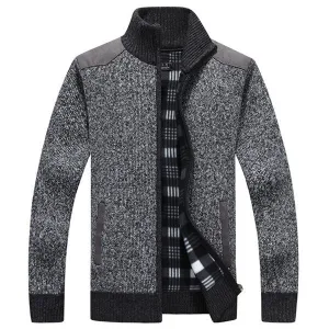 Thick Zip Up Casual Sweater Cardigans